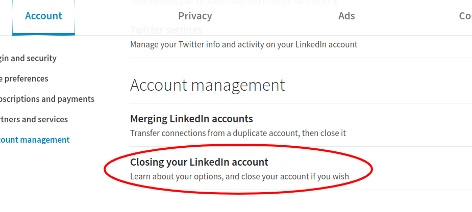 How To Deactivate Linkedin Account